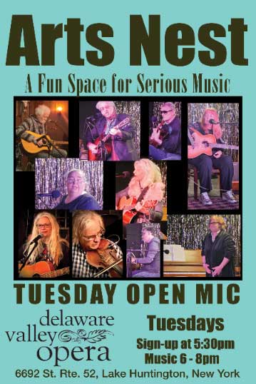 Arts Nest Open Mic Tuesdays