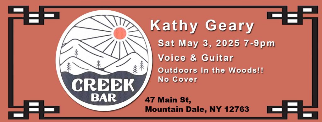 Kathy Geary at the Creek Bar